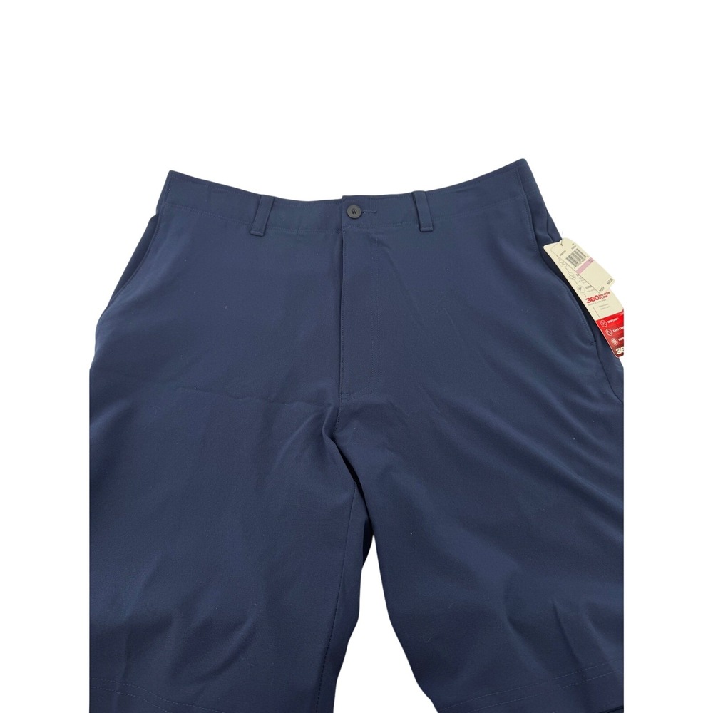 Grand Slam Golf Shorts Mens 32 Performance Stretch 360 Motion Navy Blue New